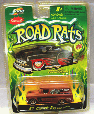 【ROAD RATS】JADA TOYS 1/64★57'CHEVY SUBURBAN　BIG ROU'S