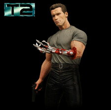 US版NECA ターミネーター2 アクションフィギュアシリーズ1★T-800(Man or Machine)　7インチ　単品