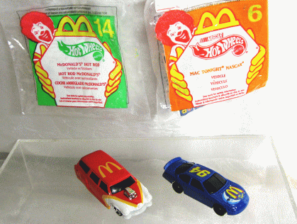 【マクドナルドハッピーミール】マテルホットウィール★NASCAR & HOT ROD