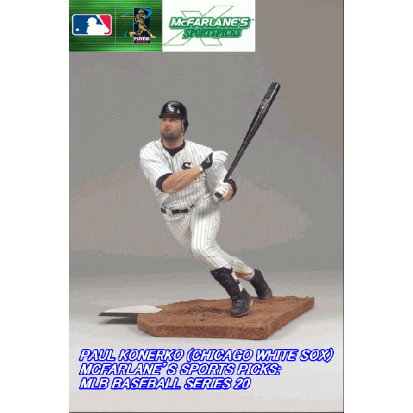 【予約商品★6~7月再入荷予定】マクファーレン MLBシリーズ20★ポールコネルコ(ホワイトソックス)