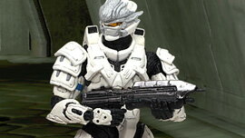 【予約商品★2009年春新発売予定】マクファーレン HALO3シリーズ5★SPARTAN SOLDIER HAYABUSA (WHITE) S.S.ハヤブサ ホウイト