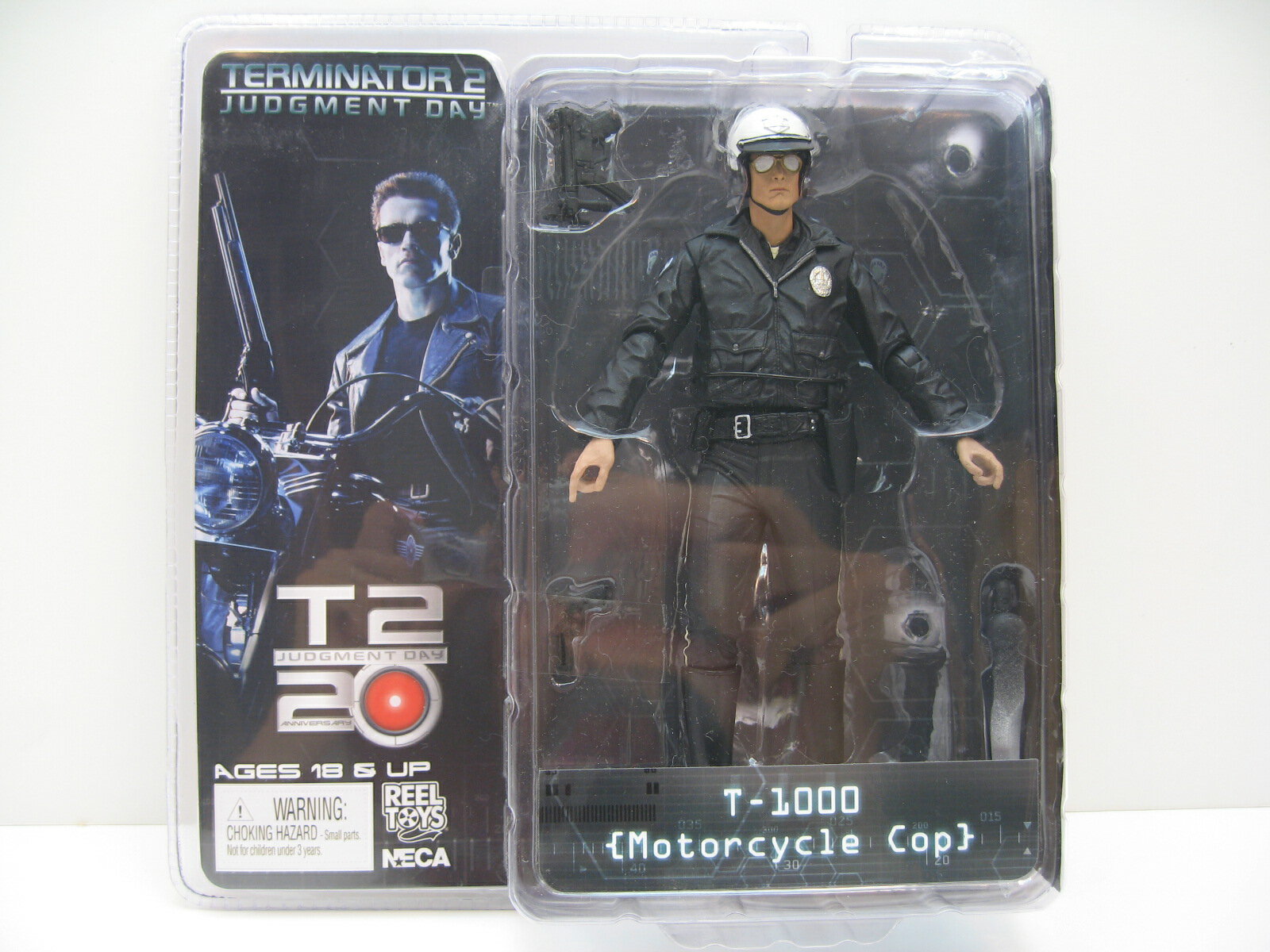 US版NECA ターミネーター　コレクション シリーズ1　アクションフィギュア　バイク警官　T-1000