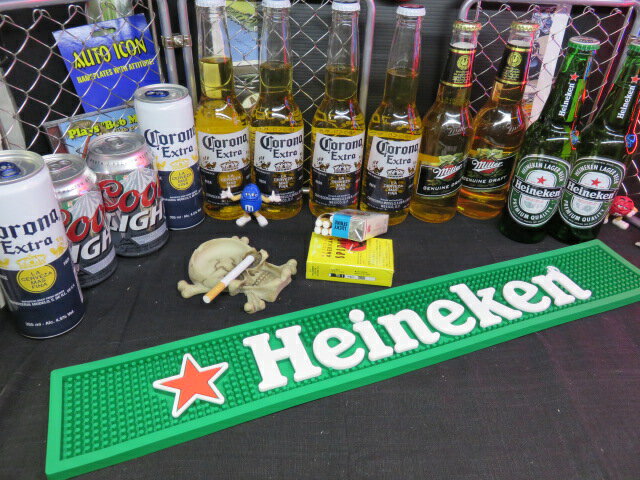 【アメリカンスタイル】【ラバーマット】【バーマット】【ダッシュマットでも】【RUBBER BAR MAT】【Heineken】【レギュラーサイズ】の写真
