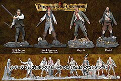 パイレーツオブカリビアンシリーズ2アクションフィギュア4体セット
