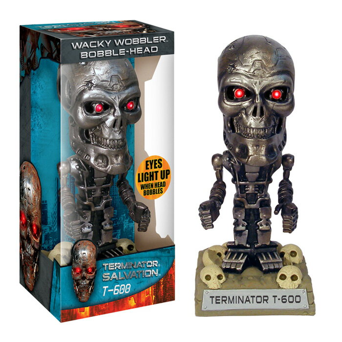 ターミネーター4 T-600 ボビングヘッド - Funko Terminator Salvation: T-600 （Light-Up） Wacky Wobbler