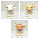 K+dep フォンデュ鍋 (2?3人用)13cm片手アルコールタイプマルチテーブルパンセット
