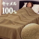 キャメルウール100%掛け毛布 ダブル 【毛布 キャメル】【ギフト プレゼント】【送料無料】
