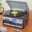 録音機能付きマルチオーディオプレーヤー 【レコードプレーヤー レコードプレイヤー カセット デジタル化 ラジオ セットコンポ SD USB クマザキエイム MA-89】【送料無料】
