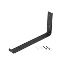 uxcell ウォールシェルフブラケット 頑丈な金属棚 サポート Lコーナーブレース 265 x 30 x120mm 1個