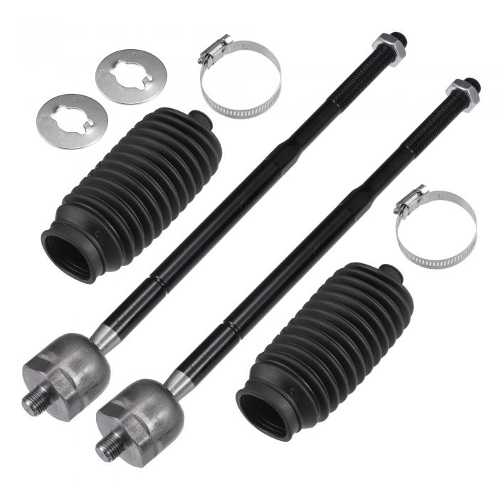 X AUTOHAUX ミツビシに対応ランサー2009-2017 ミツビシに対応アウトランダー2007-2017用のサスペンションステアリングタイロッドエンドのフロントインナータイロッドエンドキット4個セット