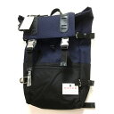 未使用品 マキャベリック MAKAVELIC TRUCKS DOUBLE BELT DAYPACK MEDIUM バックパック ディパック バッグ 鞄 3104-10103 ネイビー/ブラック 黒 紺 SSAW メンズ レディース 【中古】【ベクトル 古着】 170424 VECTOR×Refine