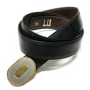 ダンヒル dunhill レザーベルト 小物 34/85 ブラック×ゴールド金具 黒 SSAW メンズ 【中古】【ベクトル 古着】 170903 VECTOR×Refine