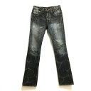 ブルーウェイ Blue Way M1171 ダメージ加工 デニムパンツ ジーンズ M(30) ブラック 黒 SSAW メンズ 【中古】【ベクトル 古着】 181005 VECTOR×Refine