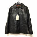 未使用品 ファインダーズキーパーズ Finders keepers 16AW レザージャケット カーコート CAR COAT/DESSERTCAMO ホースハイド ブラック 黒 S メンズ 【中古】【ベクトル 古着】 170604 VECTOR×Refine