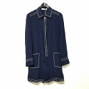 シーバイクロエ SEE BY CHLOE オールインワン シャツ ブラウス ジップ 前開き 刺繍 ネイビー 38 レディース 【中古】【ベクトル 古着】 171026 VECTOR×Refine