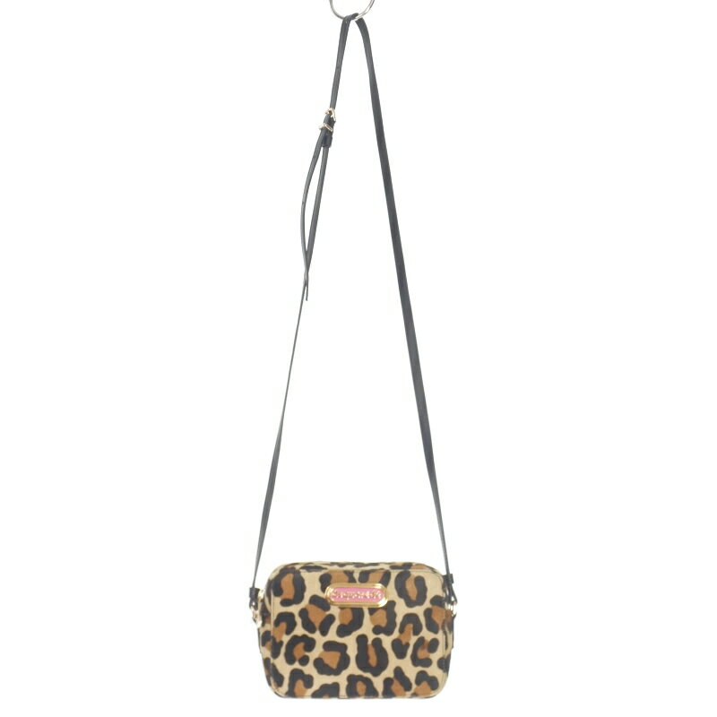 【中古】未使用品 ディースクエアード DSQUARED2 23AW レオパード ショルダーバッグ 鞄 UNI ベージュ/ブラウン S83SCB0040 国内正規 レディース 【ベクトル 古着】 250826