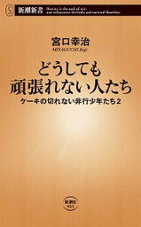 【中古】どうしても頑張れない人たち <strong>ケーキの切れない非行少年たち</strong>　2 /<strong>新潮</strong>社/宮口幸治（新書）