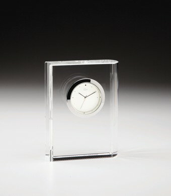名入れ メッセージ彫刻してお届け！！高級ガラス時計 GLASS WORKS NARUMIブッククロック（M） 卓上時計 置時計ギフト 贈答 記念品 ナルミ(鳴海製陶)