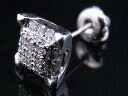 【送料無料】 Joe Rodeo【ジョーロデオ】コレクション 14K ホワイトゴールド ダイヤモンド0.23ctピアス※1個販売となります。