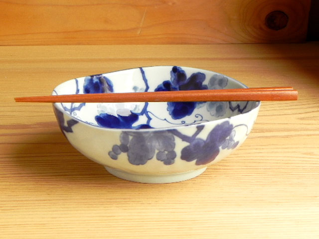 大人の和食器　藍葡萄のかわり中鉢　16.5センチ　　【％OFF】 【訳あり】【SALE　セール】　10P123Aug12　【SBZcou1208】