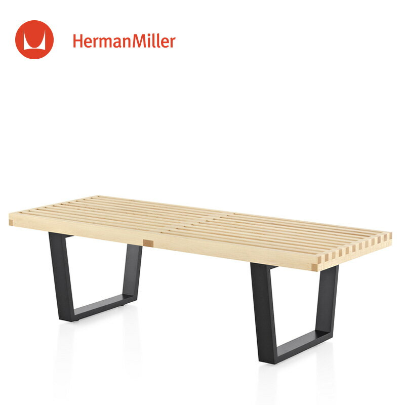 ネルソン プラットフォームベンチ メープル ウッドベース 1220［PB.48W UL］【Herman Miller ハーマンミラー 正規品】