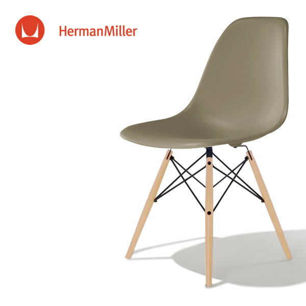 イームズ サイドシェルチェア DSW スパロー ブラックベース メープル［DSW. BK UL 9J E8］【Herman Miller ハーマンミラー 正規品】