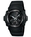 カシオ Gショック CASIO G-SHOCK 腕時計 メンズ 電波ソーラー 時計 アナログ デジタル ウォッチ フルブラック 黒 AWG-M100B-1 AWGM100B-1 送料無料