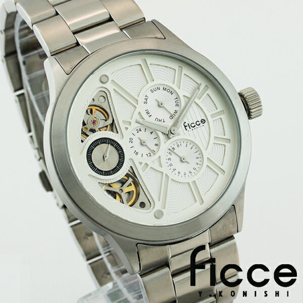 Ficce腕時計　メンズ腕時計　カレンダー機能　（日・曜日・24H計） FC-11050-01 