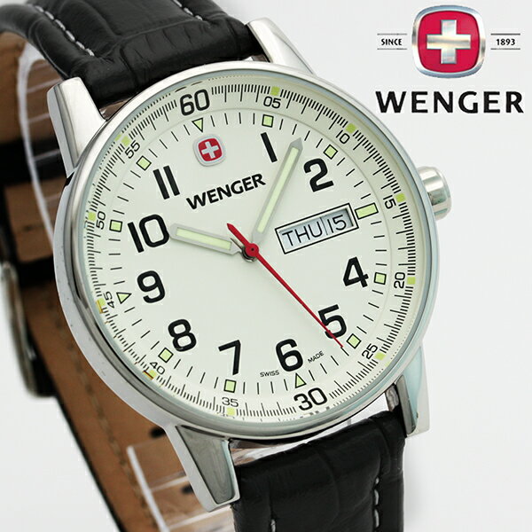 WENGER ウェンガー 腕時計 COMMANDO コマンド ブラック×ホワイト WEN70160XLWENGER ウェンガー 腕時計 COMMANDO WEN70160XL