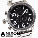 ニクソン NIXON 腕時計 51-30 CHRONO A083-000 A083000 クロノグラフ人気の重厚BIGフェイスモデル！！フィフティーワンサーティー