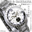 送料無料 D&G ドルチェ＆ガッバーナ メンズ腕時計 ドルガバ NAVAJO/ナバジョ DW0191D&G ナバジョ クロノグラフ腕時計 DW0191