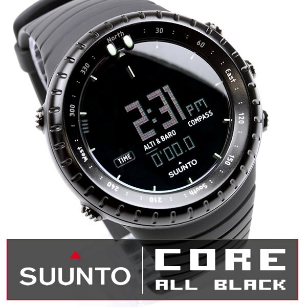 スント コア オールブラック SUUNTO CORE ALLBLACK ss014279010 腕時計 メンズ スント SUUNTO メンズウォッチ 男性腕時計 アウトドア うでどけい   FS_708 送料無料SUUNTO CORE スント コア オールブラック　ss014279010