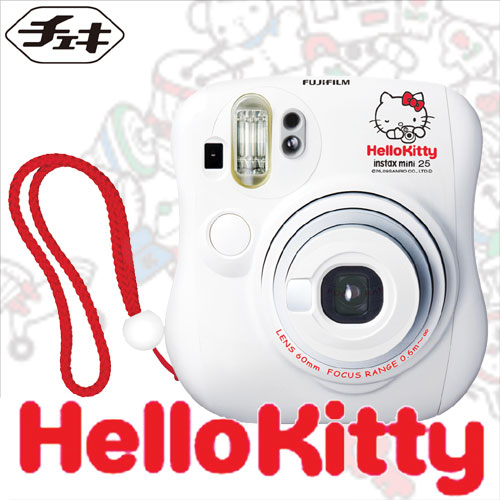 フジインスタントカメラinstaxmini25(インスタックスミニ25)チェキHelloKittyハローキティ本体：【送料無料】