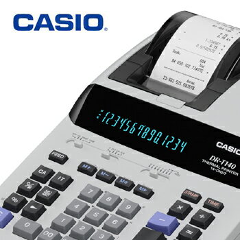 CASIO プリンター電卓 加算器方式 14桁 DRT140カシオ正規流通品