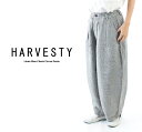 HARVESTY ハーベスティ リネングレンチェックサーカスパンツ A12009
