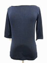 プロポーション ボディドレッシング PROPORTION BODY DRESSING 七分袖 ニット セーター カットソー ボートネック 無地 黒 ブラック 2/24 レディース 【中古】【ベクトル 古着】 170225 ベクトル マークスラッシュ