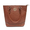 【中古】マイケルコース MICHAEL KORS トート ショルダー バッグ レザー 総柄 茶 ブラウン/△Q35▼3 レディース 【ベクトル 古着】 200330 ベクトル マークスラッシュ