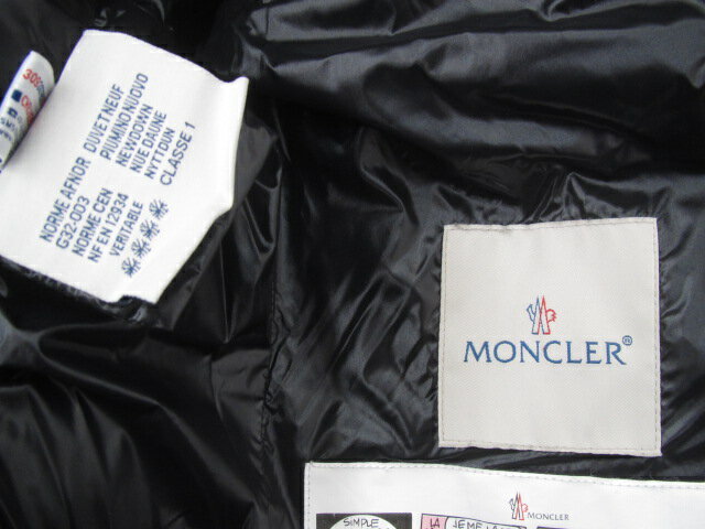 美品/14AW【MONCLER／モンクレール】ダウン ジャケット ブルゾン BADY  バディ 1 黒 ブラック レディース レディース 【ベクトル 古着】【中古】 150210