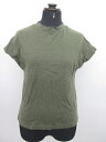 ページボーイ PAGE BOY 半袖 Tシャツ カットソー カーキ 無地 レディース F/I182 レディース 【中古】【ベクトル 古着】 170723 ベクトル マークスラッシュ