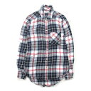 【中古】アメリカンイーグル AMERICAN EAGLE Boyfriend fit チェック フランネル ネルシャツ ブラウス カットソー バックギャザー 長袖 XXS マルチ レディース▼5 【ベクトル 古着】 200721 ベクトル マークスラッシュ