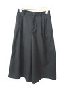 ユニクロ UNIQLO ガウチョ パンツ キュロット スカート スカンツ タック S 黒 ブラック レディース/1 レディース 【中古】【ベクトル 古着】 170802 ベクトル マークスラッシュ