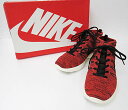 ナイキ NIKE LUNAR FLYKNIT CHUKKA フライニット チャッカ US10 赤黒 ブランド古着ベクトル 中古▲ 170601 0045 メンズ