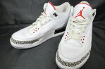ナイキ NIKE AIR JORDAN 3 RETRO エアジョーダン レトロ 136064-105白ホワイト28cm ブランド古着ベクトル 中古▲ 170701 0032