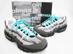 ナイキ NIKE AIR MAX95 エア マックス95 PRNT ジェイド JADE AQ0925-001 KIXSIXシューレース 27.5 グレー ブラック ブランド古着ベクトル 中古▲181007 0225 メンズ