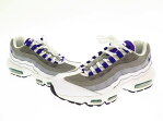 ナイキ NIKE WMNS AIR MAX 95 Grape 307960-109 エアマックス グレープ 27.5 ホワイト パープル グラデ ブランド古着ベクトル 中古▲■190719 0090 レディース