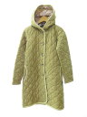 【中古】ラベンハム LAVENHAM ×LIBERTY リバティ フード付き キルティング コート 34 ベージュ ブランド古着ベクトル 中古 ●190922 0045 レディース