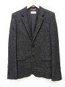 【中古】サンローラン パリ SAINT LAURENT PARIS 15AW 416408 2B テーラード ジャケット 48 黒 ブラック ケリング エディ期 200416 ☆AA★ メンズ 【ベクトル 古着】 200420 プリマベーラ