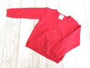 ザラ ZARA カーディガン 長袖 赤 104cm キッズ 子供服 レディース 【ベクトル 古着】【中古】 160908