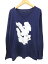 レイジブルー RAGEBLUE カットソー ロンTシャツ 長袖 Vネック プリント 紫 L ◇ 0403 メンズ 【中古】【ベクトル 古着】 180403 ブランド古着ベクトルプレミアム店