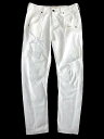 アングリッド UNGRID パンツ ホワイトデニム コットン ダメージ加工 ペイント 白 size 26 0511 レディース 【中古】【ベクトル 古着】 180511 ブランド古着ベクトルプレミアム店
